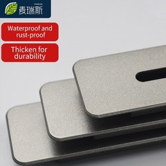 Aluminium Air Vent Grille Furniture Cabinet Metal Vent Cover Double Sided