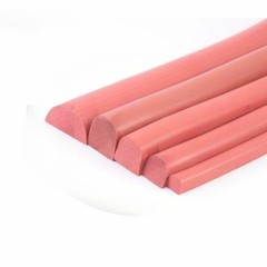 Red Silicone Foam D Profile Oven Cooker Door Seal Replacement Gaskets Strip