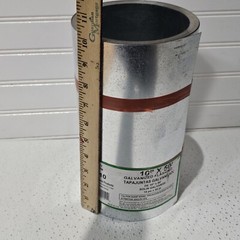NEW Amerimax Galvanized Steel Huge Roll Valley Flashing Silver 10in x 50ft