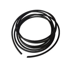 1/5 Meter Fluorine Rubber Solid Round Sealing Strip 2mm~15mm Black Oil Resistant