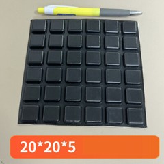 Self Adhesive Silicone Feet Bumper Stops Dampening Square Buffer Pads Cushions