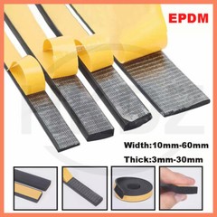 EPDM Neoprene Self Adhesive Backed Rubber Foam Sponge Seal Strip Width 10mm-60mm