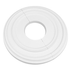 Elegant PU Medallion Ceiling Fan Light Fixtures Cover Plate 12 for Lamps