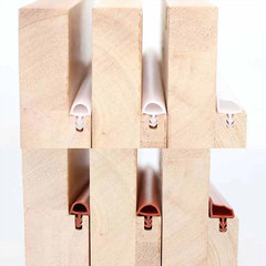 5M Wooden Door Seals Sealing Strips TPE Edge Frame Trim Protect Draught Excluder