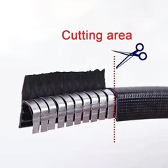 U-Shape Rubber Edge Strip Seal Car Door Edge Guard Protector Strips Per Meter