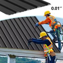 1.47 Ft. X 5 Ft. Corrugated Roof Panel 30-Gauge Galvanized Steel Metal Roofing B