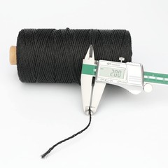 426ft Black Nylon Twine #36 String 2mm Weatherproof Garden Fishing Netting Line