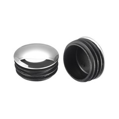 Post End Cap Cover, 8pcs 50mm Fence Post Cap Round Tube Cover Insert, 48x24mm
