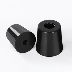 Black Round Rubber Feet Small & Large For Speaker Cabinets Flight Case Amplifier