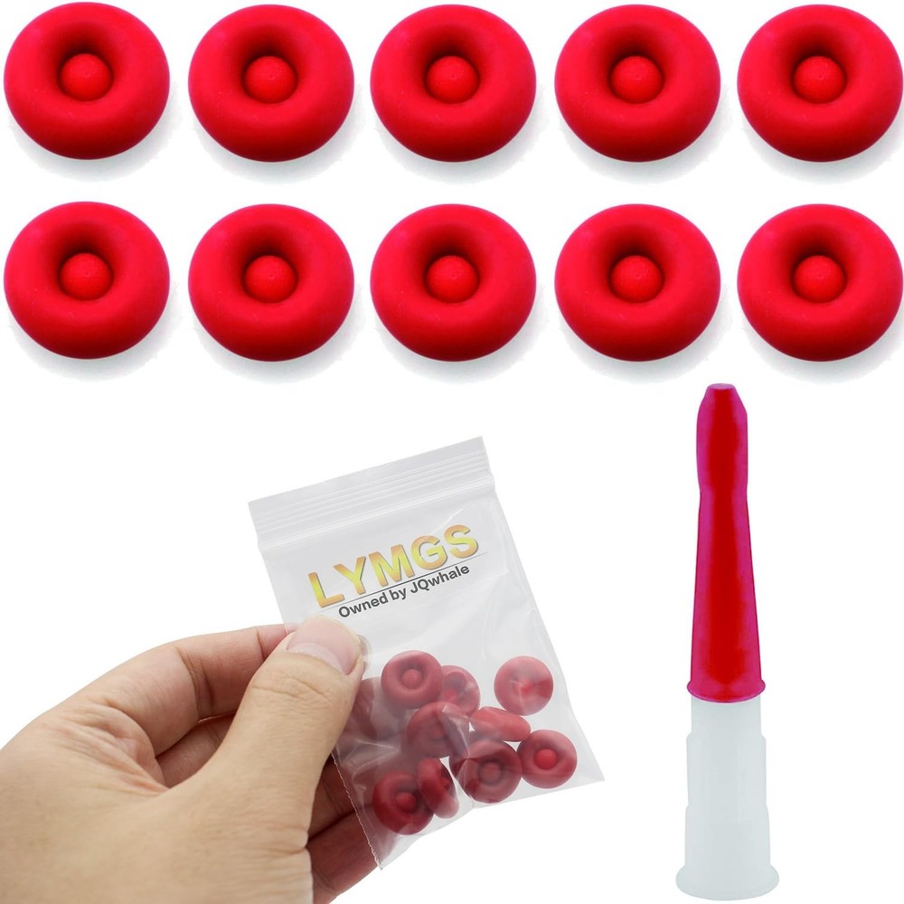 Universal Fit Caulk Tube Latex Sealing Caps, Saver Cover Sealer for Red