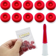Universal Fit Caulk Tube Latex Sealing Caps, Saver Cover Sealer for Red
