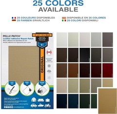 Vinyl Siding Patch Kit – Customizable 5×8 Yellow Leather Repair Solution