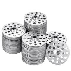 AccEncyc 1 Inch Plaster Washers 200 Pcs Buttons Metal for…