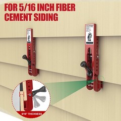 Siding Installation Tools with Mounting Kit and Storage Pouch, 5/16-Inch