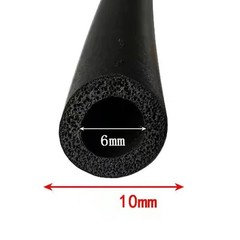 1X Dia.3mm 4mm 6mm-20mm Waterproof Pipe EPDM Rubber Foam Sponge Seal Strip Round