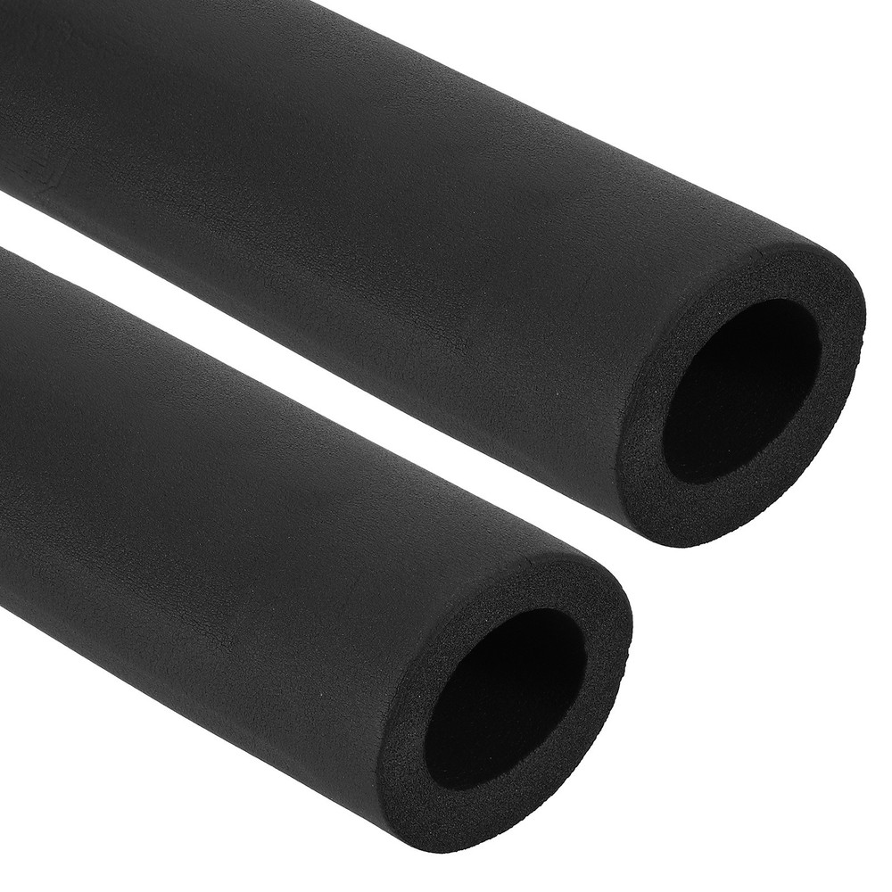 For Foam Pipe 1 7/8″ (48mm) x 2m Insulating 15mm Thickness 2pcs Black