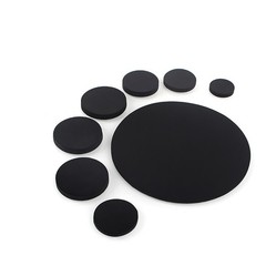 Rubber Solid Discs Flat Round Pad Sealing Non-Slip Cushioning Dia 5mm-150mm
