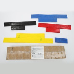5 Pieces Concrete Molds For Wall & Floor Concrete Texturing Mold Concrete Molds