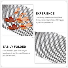 1Set Gutter Guard Mesh Plastic Screen for Home Use with Easy Attachment Stakes