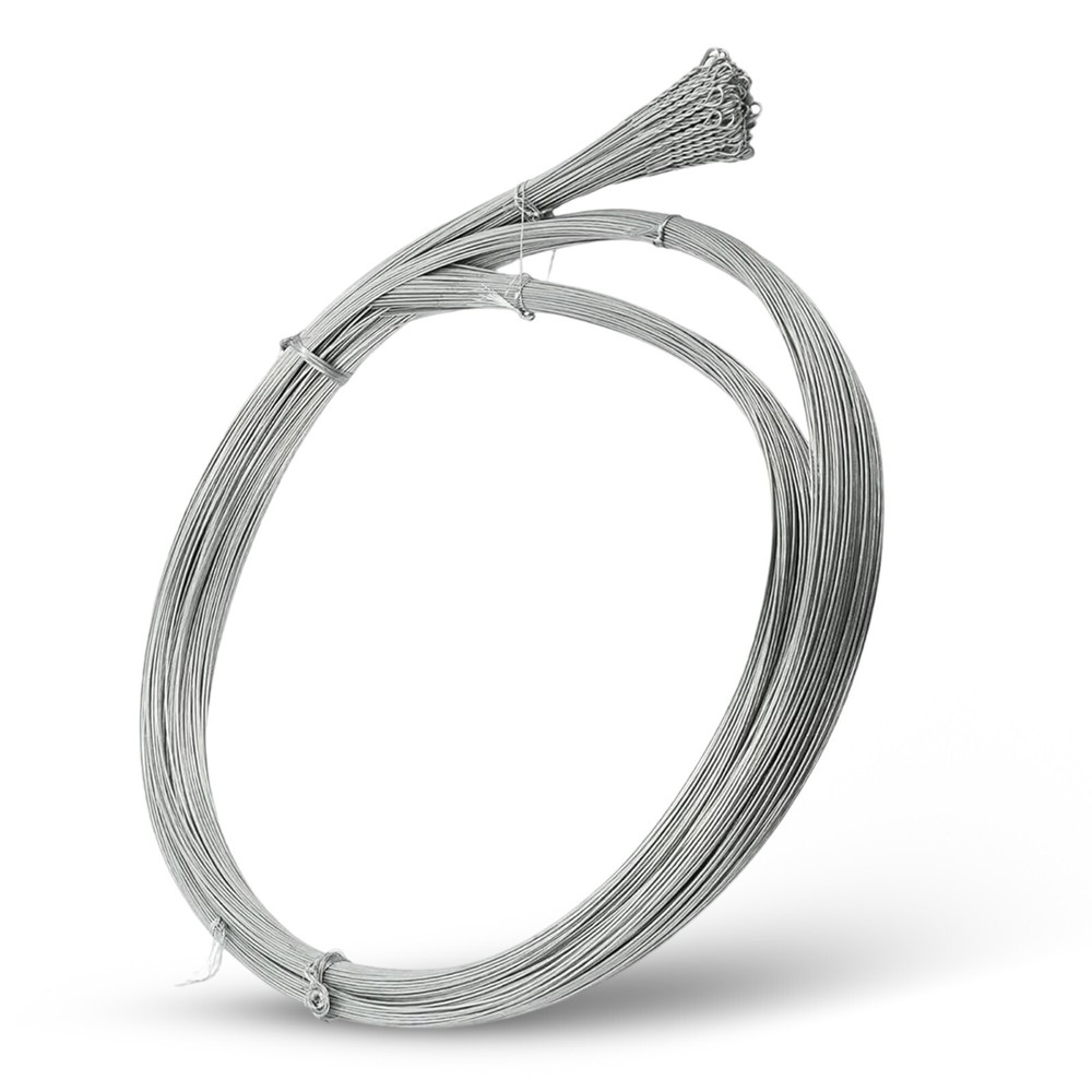 baling wire 100 pcs 14GA x 14 FT single loop galvanized for paper and metal use