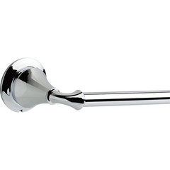 DELTA FAUCET 79424 Linden 18″ Wall Mount Towel Bar Polished Chrome