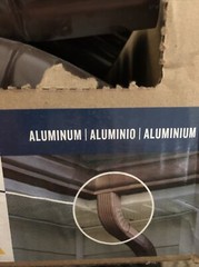 10X New Amerimax 3X4 Brn Aluminum A-Elbow Aluminum Made In USA Gutter Elbow