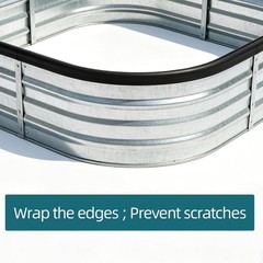 Rubber Edge Trim Black, U Channel PVC Plastic, Metal Sharp Edge Protector Fit…