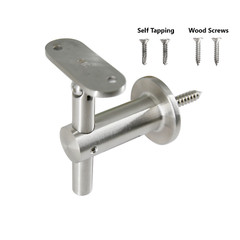 Stainless Steel Wall Mount Adjustable Flat Top Handrail Bracket for Square Tube