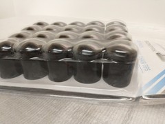 Sontax 1” Black Vinyl Chair Tips 20pk Tables Chairs Bar Stools Floor Protection