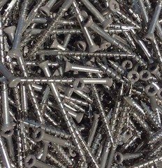 5 LBS GRAY 305 STAINLESS STEEL 2 1/4″ Finish Trim Star Drive 15 DECK SCREWS