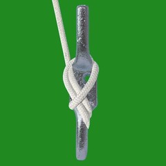 1x 103mm (4″ Inch) Galvanised Cleat Hook, Flag Pole Rope Halyard Washing Line