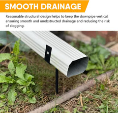 Rainwater Downspout Bracket – Heavy-Duty Galvanized Iron with Eco-Friendly Coati