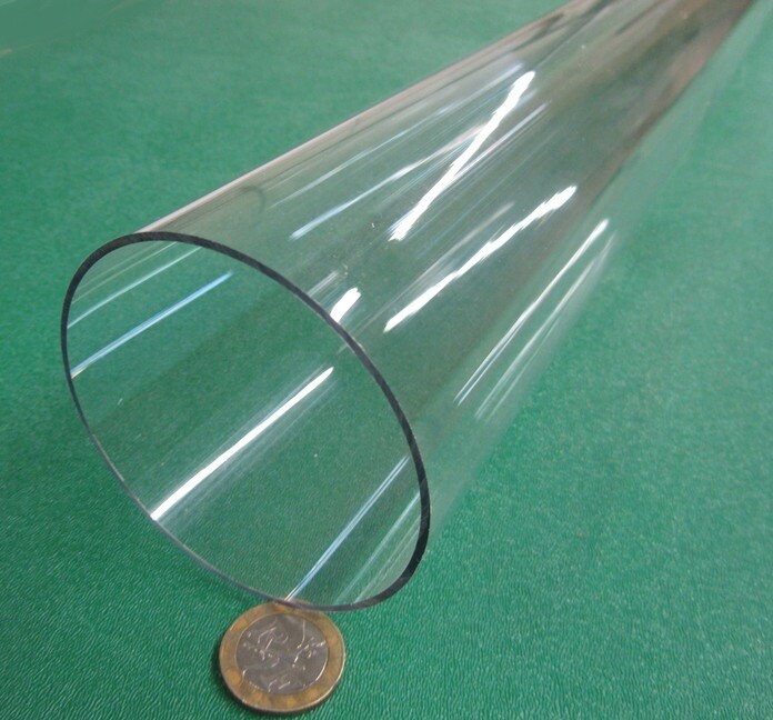 Polycarbonate Round Clear Tube / Tubing 3.0″ OD x 2.875″ ID (3″ x 2 7/8″)-2178