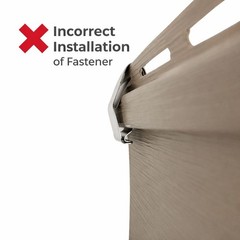 LOOSE SIDING FASTENERS Help Secure Loose Vinyl siding Pack of 40, Metallic