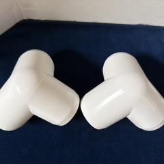 PVC 1-1/4″ Furniture Grade 3 Way Corner Elbow PVC Fitting 4 Pack White NEW