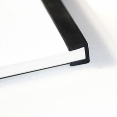 Edging Protection Frame Profile Rubber Trim Seal Flat Round U Shaped Slot 1-12mm