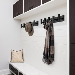 Bntuk Coat Rack Wall Mount – 5 Coat Hooks Towel Racks For Bathroom Robes Bags