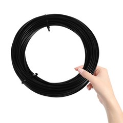 1 Roll Black Coated Stainless Steel Wire Rope Heavy Duty Cable Strand Indoor