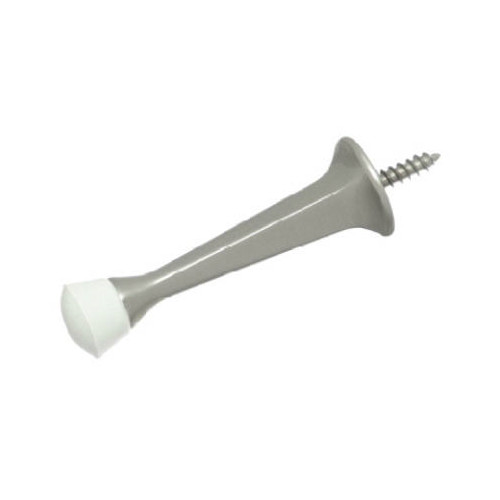 National Hardware N331-363 Doorstop, Wall-Mount, Rigid, Square, Satin Nickel, 3