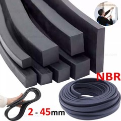 NITRILE RUBBER NBR SOLID SQUARE CORD GASKET OIL SEAL 2MM TO 45MM CROSS SECTION