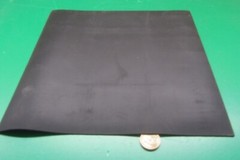 EPDM Rubber Sheet, Black, 3/32″ x 12″ Wide x 12″ Length
