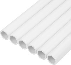 6Pcs 3/4 Inch PVC Pipe 34″(2.83FT) Long Sch40 Industrial Pipes for Home DIY, Gre
