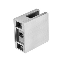 4 Pieces Tempered Glass Clamp 304 Stainless Bracket for Railing or Shelf