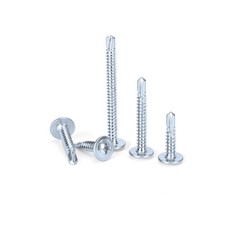 140 Pcs #8 Self Tapping Screws for Metal, 1/2″,3/4″,1″,1-1/4″,2″, Silver