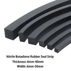 Black Nitrile Butadiene Rubber（NBR） Strip Many Widths & Thicknesses Rubber Strip