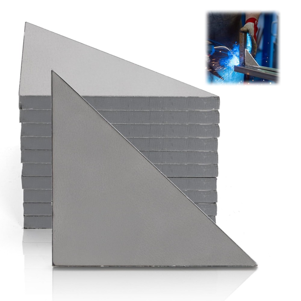 10 Pack 3 Inch Steel Gusset Plate Weldable Paintable Heavy Duty Support DIY