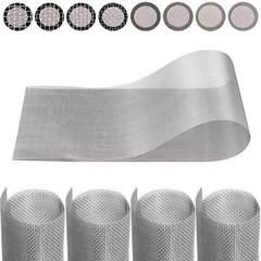 304 Stainless Steel Woven Wire Mesh Filter Screen Sheet 4-500 Mesh Various Sizes