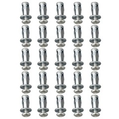 Spiral Thread Screw Stainless Steel Nuts for Secure Mounting Pack of 20