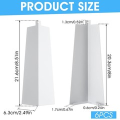 6 Pcs Aluminum Siding Corners 8 Inch Outside Siding Corner Caps Smooth Siding…