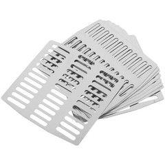 10pcs Weep Hole Covers for Brick Walls, Spring Stainless Steel Brick Filler,
